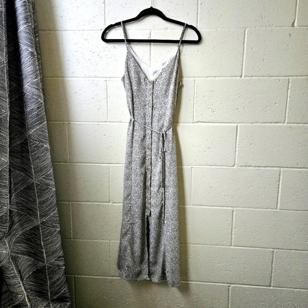 Sienna Sky - Leopard Print Button up Midi Dress